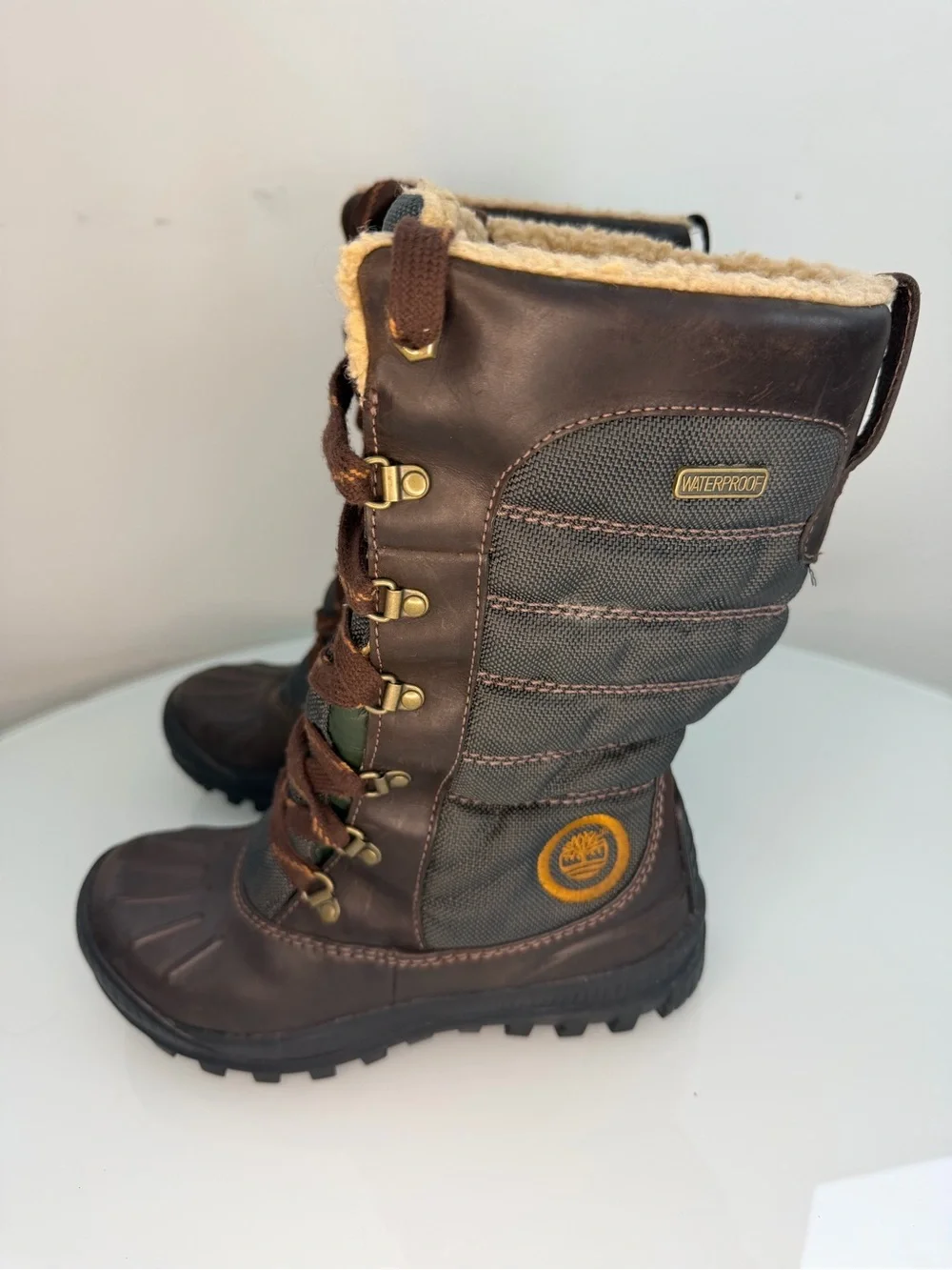 Timberland Earthkeepers Mount Holly Tall Lace Waterproof Duck Boots